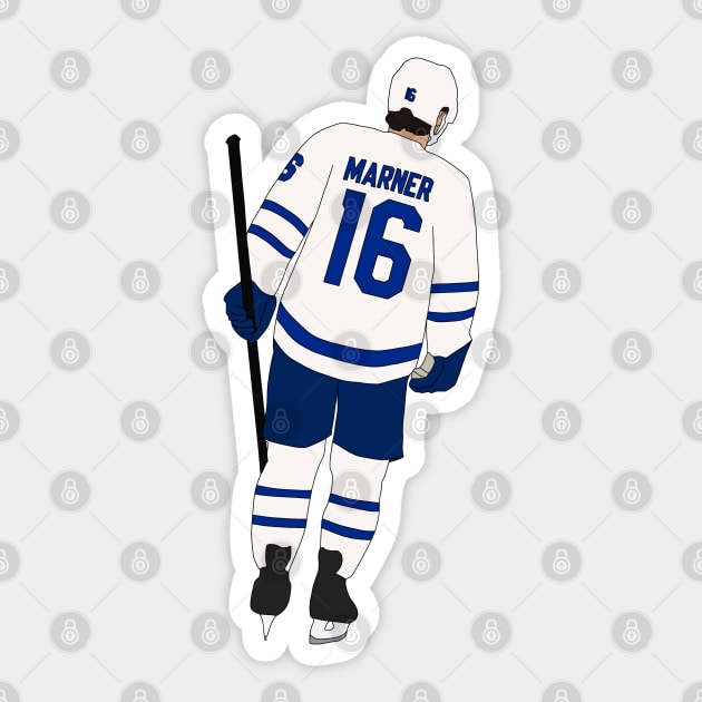 Mitch Marner Minimal Sticker by whelmd